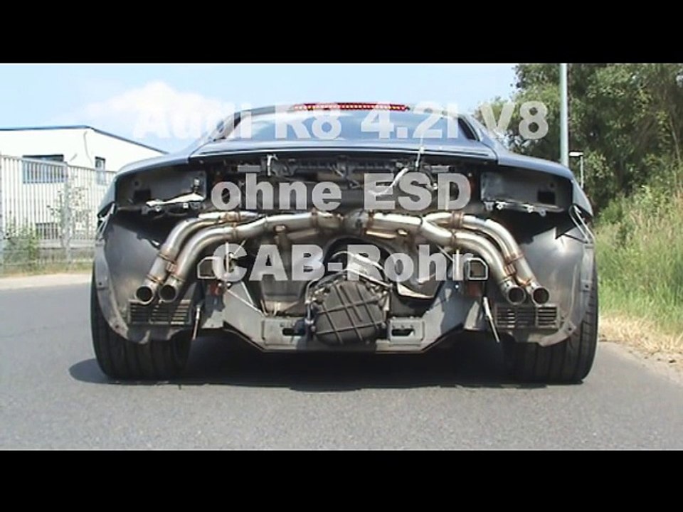 Audi R8 4.2l V8 ohne ESD - without exhaust