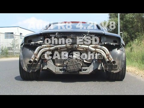 Audi R8 4.2l V8 ohne ESD - without exhaust