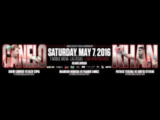 amir khan vs canelo full media call with oscar de la hoya EsNews Boxing