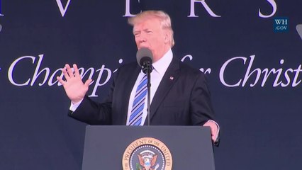 President Trump Counsels Young People To Ignore The Critics