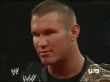Shawn Michaels vs Randy Orton RAW 10/08/07 (HBK Returns)