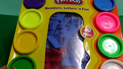 Play Doh Letters Numbers n fun [Learn ABC Learn 123]
