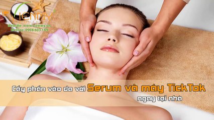 Cấy phấn vào da với Serum và máy TickTok-AMTS - Công ty Viên Mỹ
