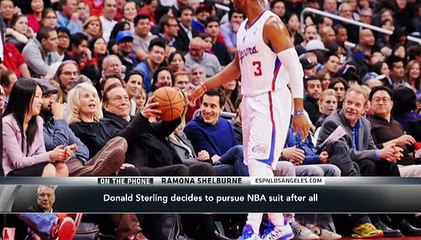 Sterling Decides To Sue NBA After All