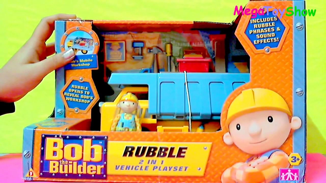 Rubble Dump Truck 2 in one vehicle playset Toy from  Bob the builder Review