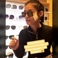 Liza Soberano choosing Sunnies for Enrique Gil via Facetime. Sweet!