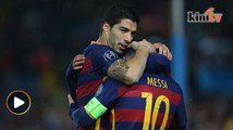 Suarez gagal sumbat gol, Messi boleh 'settle' solo