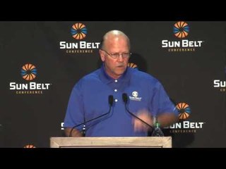 Karl Benson Press Conference at Sun Belt Football Media Day Part 1