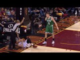 Jonas Jerebko Throws Kevin Love To the Floor | Celtics vs Cavaliers | Game 3 | 2017 NBA Playoffs