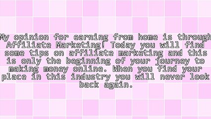 How To Master An Affiliate Marketing Home Based Business