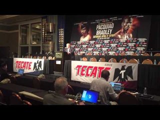BOB ARUM CONFIRMS PACQUIAO VS BRADLEY HUGE HIT!!! "PPV NUMBERS WILL BE VERY STRONG" - EsNews Boxing
