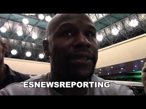 floyd mayweather defuses tense situation with leon spinks EsNews Boxing