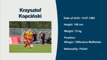 Krzysztof Kopciński, Video no 1, Seasons 16/17, 15/16, 14/15, 13/14, 12/13  and 11/12, Winger&Offensive Midfielder