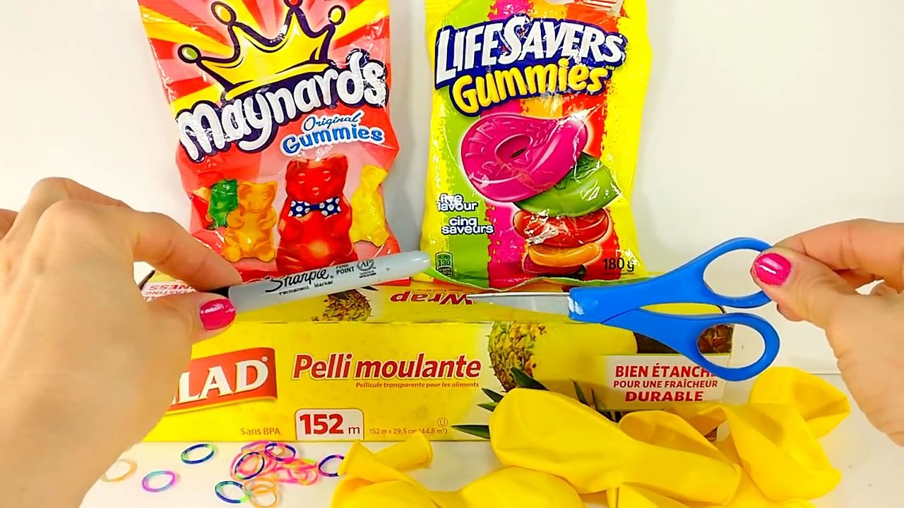 DIY  Miniature Emoji Stress Balls with CANDY INSIDE! EDIBLE! No Slime, No Cooking!