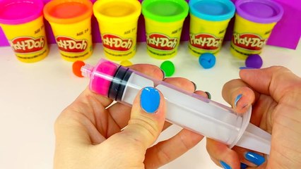 DIY 6 Syringe Pens  Galaxy & Glow in the Dark Slime, Kinetic Sand, Skittles, Play-doh & Orbeez!