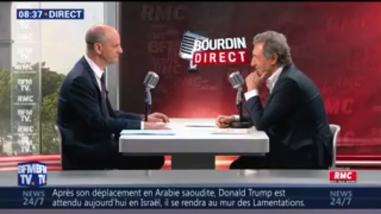 "Je la critiquerai très peu." Jean-Michel Blanquer réagit à la moue de Najat Vallaud-Belkacem lors de sa nomination