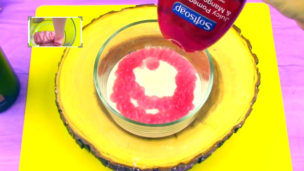 How To Make Slime With Body Wash, Shampoo and Salt! Slime To Make without glue, borax, cornstarch!