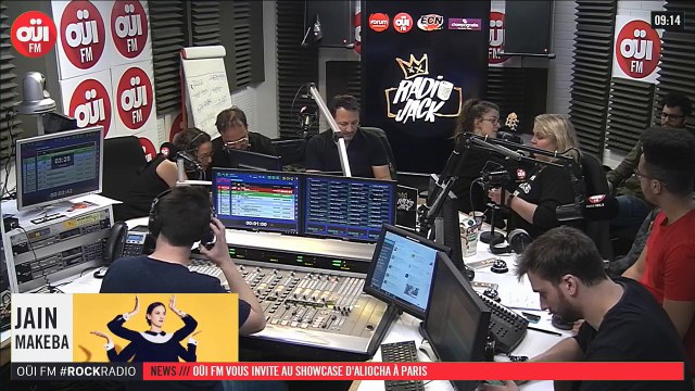 La radio OUI FM en direct vidéo /// La radio s'écoute aussi avec les yeux (3007)