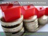 Evaluate A Rental Property Purchase – Orange county ca - Goodman Management Team