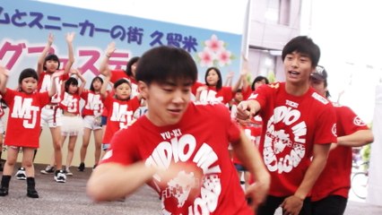 スタジオMJ with 九州男児新鮮組 ① 第20回久留米つつじマーチ ウォーキングフェスティバル in 六角堂広場