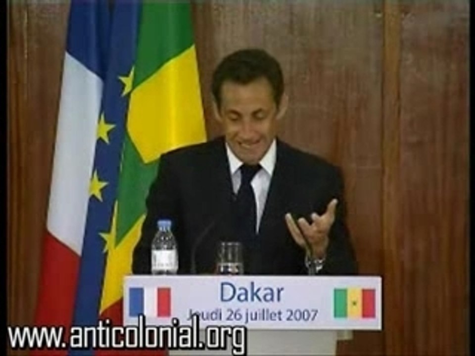 L'Homme Africain selon Sarkozy