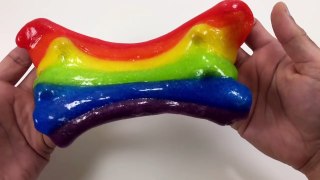 DIY Jelly Rainbow Slime!! How To Make Jelly Slime With Glue, Baking Soda & Detergent