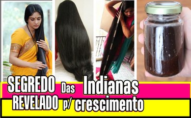 SEGREDO DAS INDIANAS PARA CRESCIMENTO ACELERADO DOS CABELOS