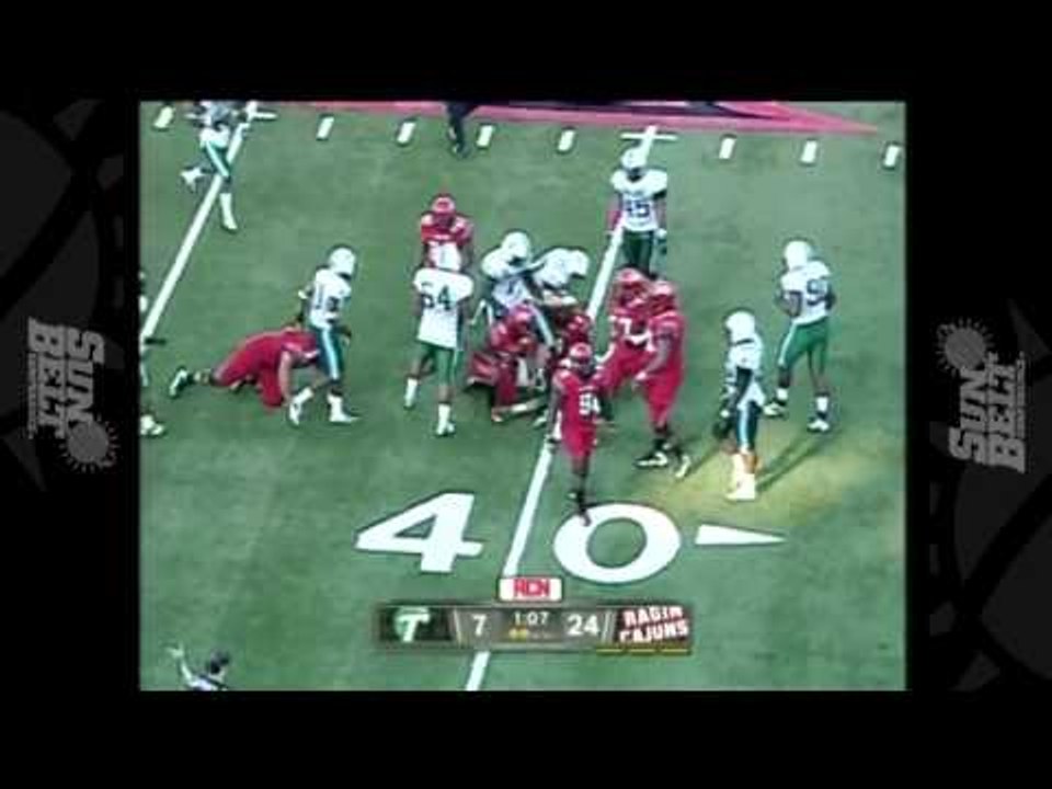 09/06/2012 Tulane vs UL-Lafayette Football Highlights