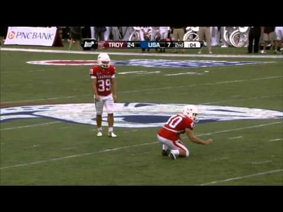 09/29/2012 Troy vs South Alabama Football Highlights