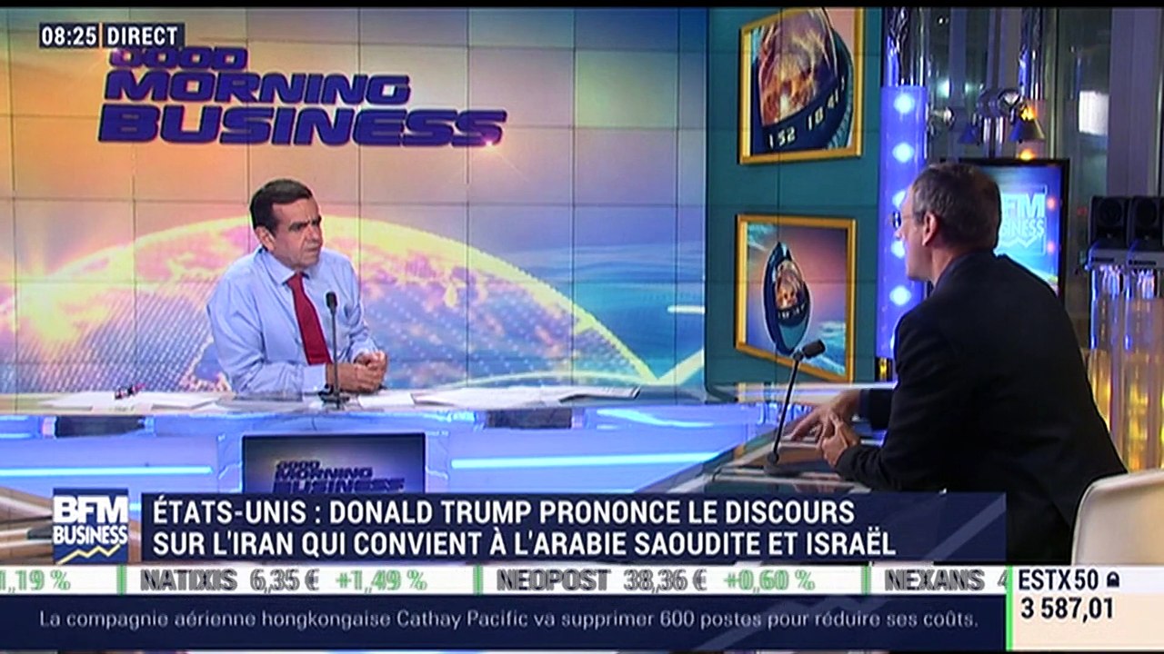 "Les mots que Trump a employé en Arabie saoudite ont fait plaisir à ces Saoudiens qui vont acheter énormément à l'industrie militaire américaine", Frédéric Encel - 22/05