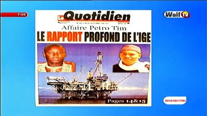 Revue de presse Walftv du 22 mai 2017