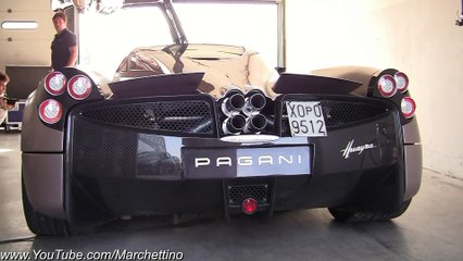 Pagani Huayra SOUND - Start and Rev