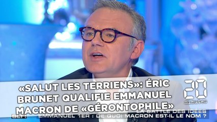 Скачать видео: «Salut les Terriens»: Eric Brunet qualifie Emmanuel Macron de «gérontophile»