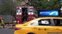 Fire truck responding with EQ siren - FDNY Rescue 1   walkaround
