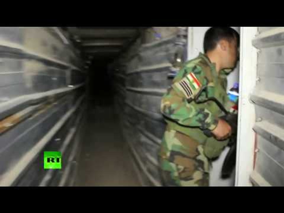 Inside ISIS underground tunnels and bunkers in Mosul area