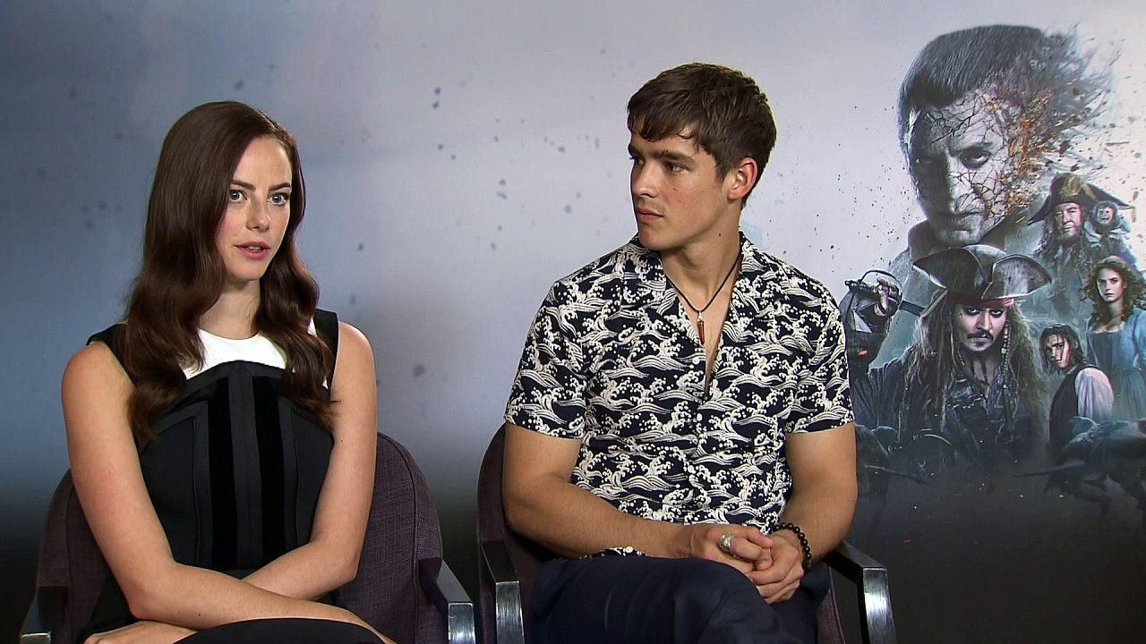 Kaya Scodelario and Brenton Thwaites talk Pirates 5