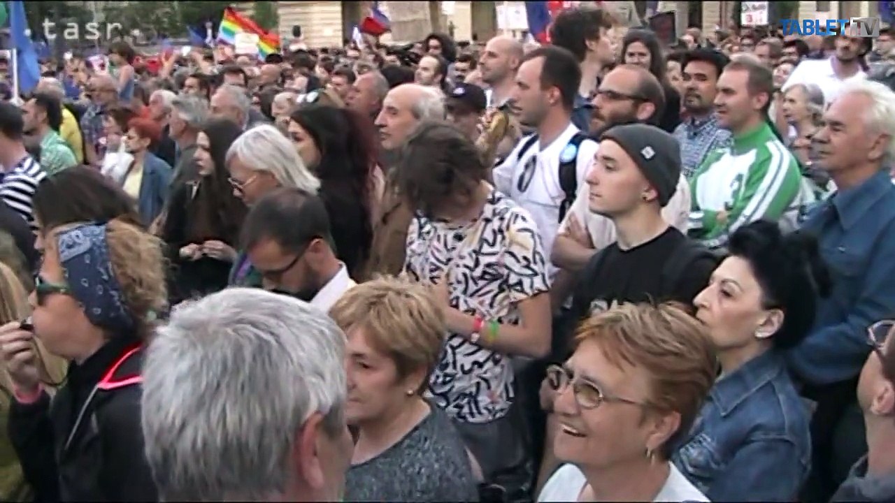 V Budapešti bola v nedeľu protivládna demonštrácia