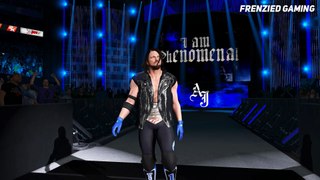 WWE 2K17 Undertaker Reigns Styles Lesnar Joe Rollins 6 MAN HELL IN A CELL MATCH