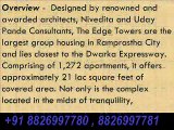 2 BHK Hot Deal 60 Lac Ramprastha City The Edge Tower Ready To Move Project Sector 37D Gurgaon 8826997780