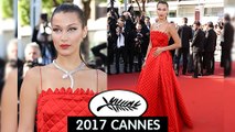 Bella Hadid Rocks Cannes Red Carpet Day 3 At 'Okja' Screening | 2017 Cannes Film Festival