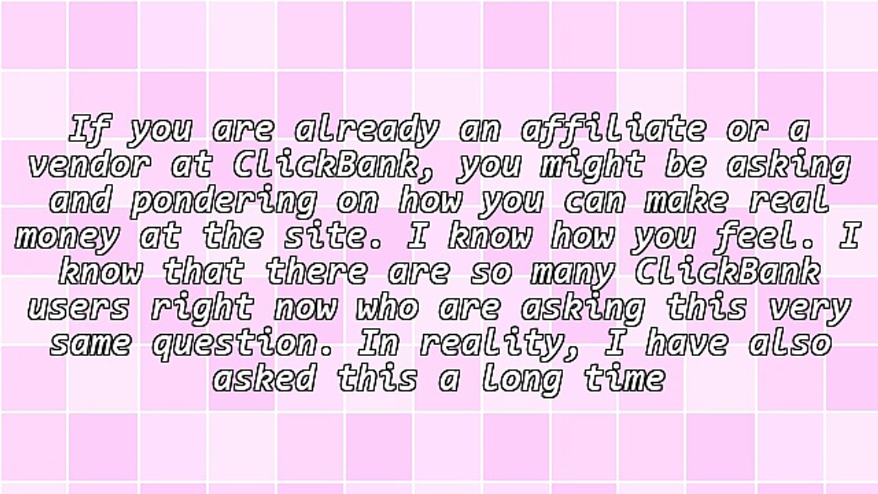The Trick To Making Money With ClickBank