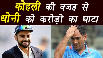 MS Dhoni to lose crores because of Virat Kohli and Anil Kumble | वनइंडिया हिंदी