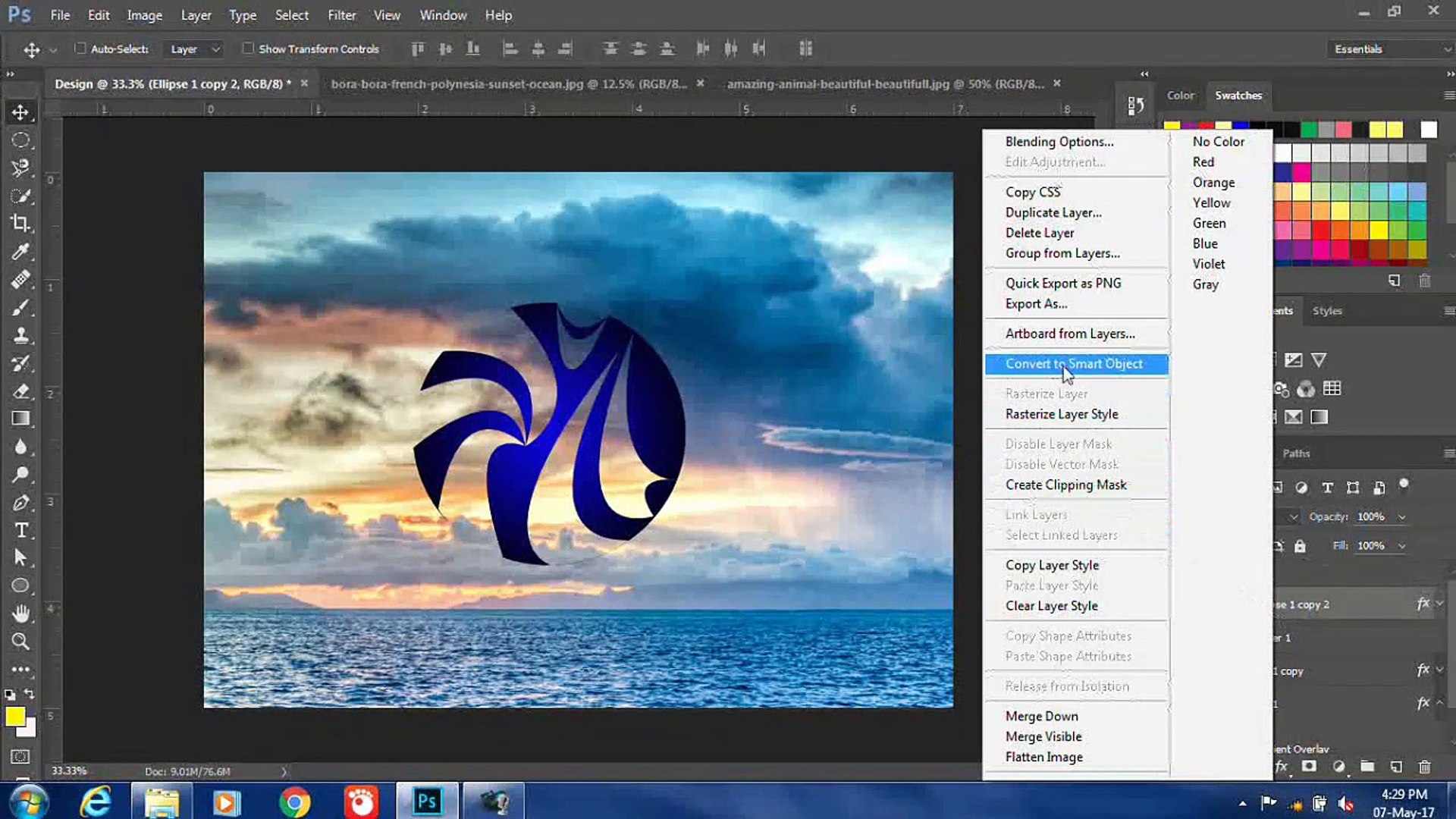 ⁣Curcle Logo Photoshop Part 2 - Photoshop Tutorial