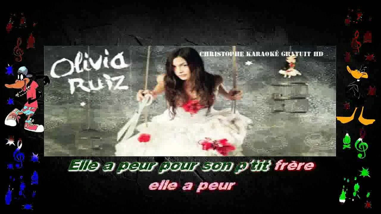 Olivia Ruiz - Elle panique KARAOKE / INSTRUMENTAL