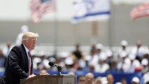 Trump delivers remarks at welcoming ceremony in Israel