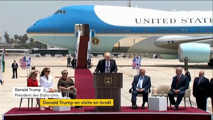 En Israël, Donald Trump évoque "une rare opportunité" pour la paix