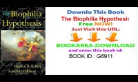 [Download] The Biophilia Hypothesis (Shearwater Book) on Pdf