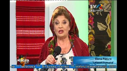 Elena Padure - Lelisoara frumusica (Muzica ta - TVR Iasi - 19.05.2017)
