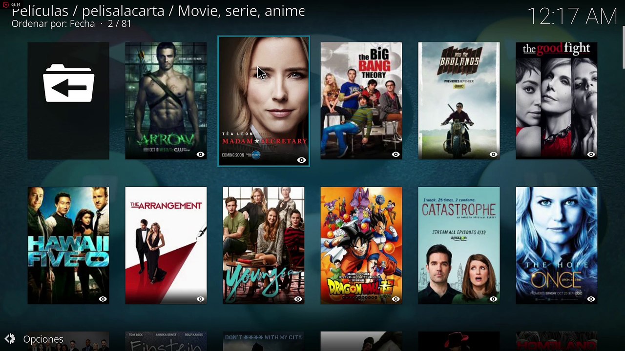 KODI APRENDE A UTILIZAR PELIS A LA CARTA