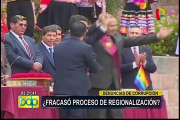 Denuncias de corrupción: polémica por proceso de regionalización